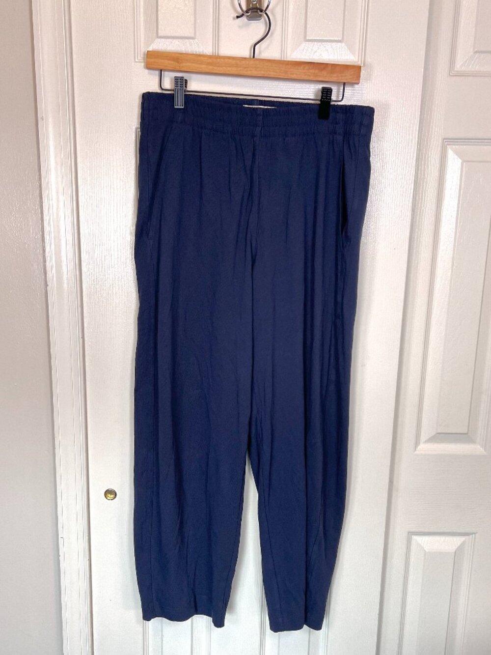 Everlane Navy Relaxed Fit Lounge Pant 100% Organic Cotton Size Medium NWOT